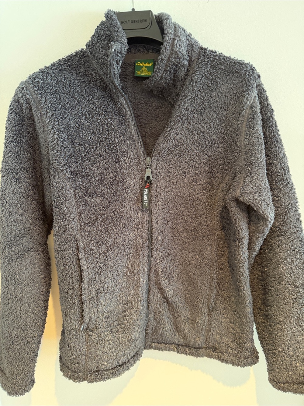 Cabela's Women's Charcoal Sherpa Zip-Up Jacket